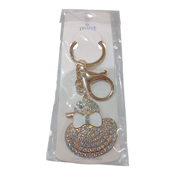 Duck your Favorite Valentine! Cute Iridescent Keychain Purse Backpack Charm! - Picture 4 of 7